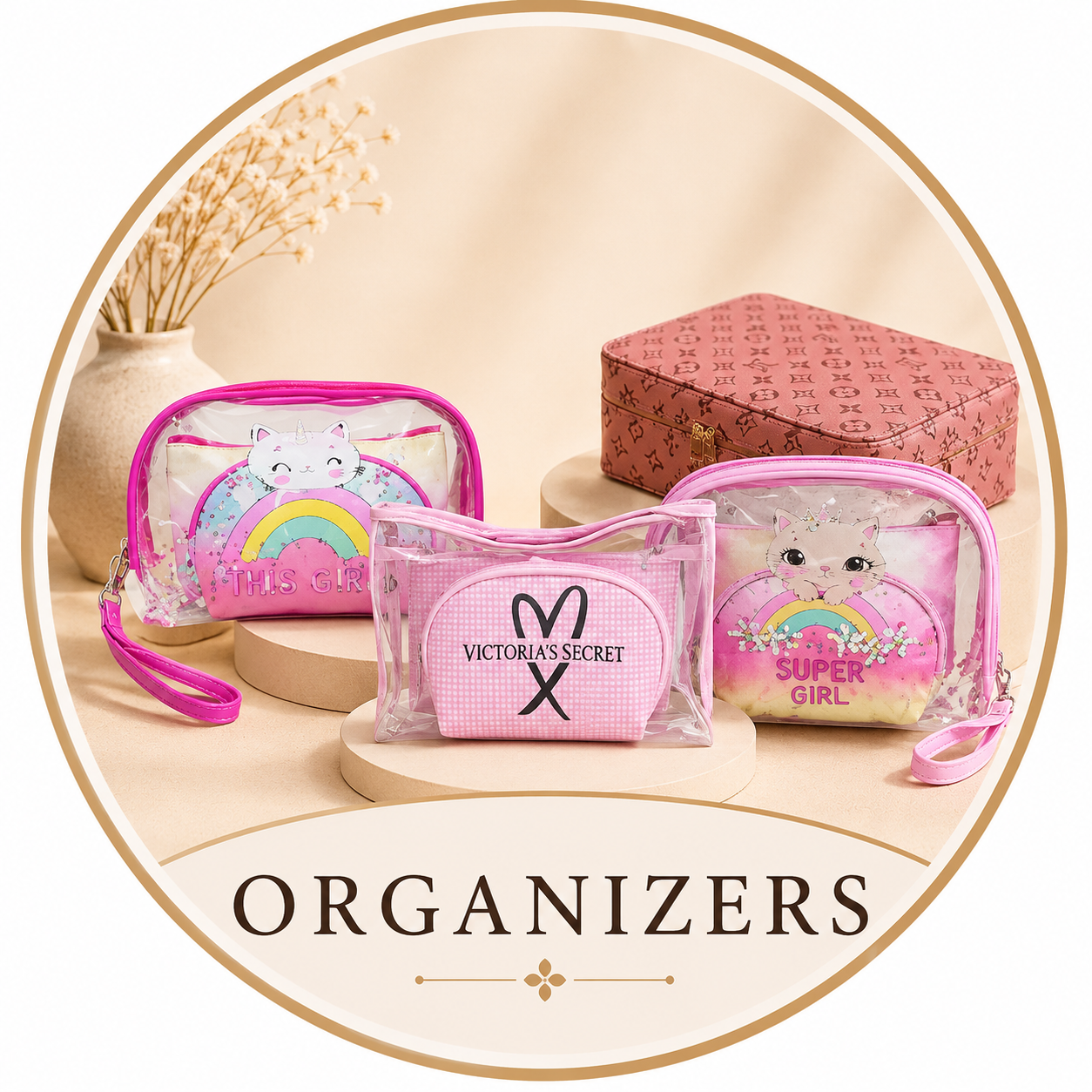 Organizers and Makeup Pouches - Meraki by Emaan