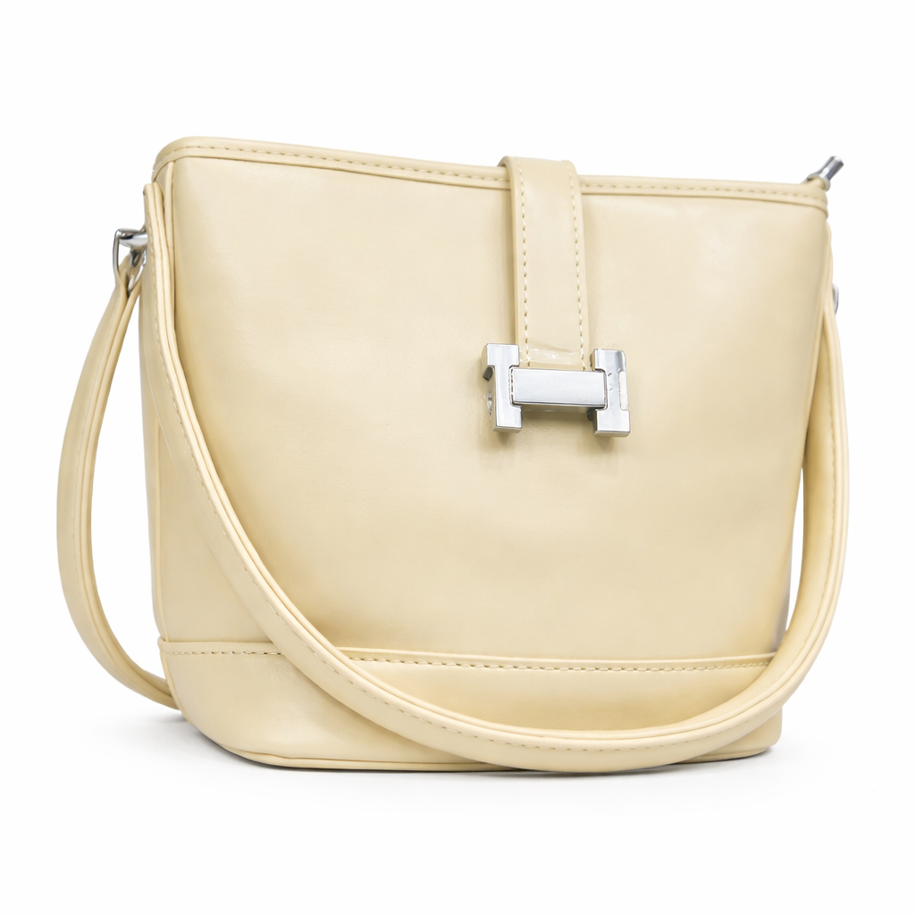 Elegant cream shoulder handbag for women in Pakistan – Meraki by Emaan