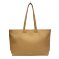 Large pebbled leather tote bag for women tan camel colour Pakistan – Meraki by Emaan