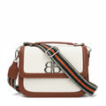 BB Logo Quilted Flap Crossbody Bag with Striped Strap & Top Handle for Women in Pakistan