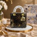 Luxury skin handbag with gold hardware for women in Pakistan – Meraki by Emaan