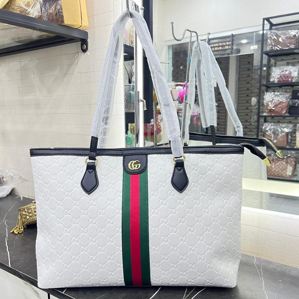 Luxury white tote bag for women in Pakistan – Meraki by Emaan