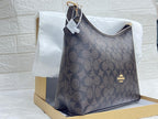Premium ladies signature shoulder bag side view Pakistan – Meraki by Emaan