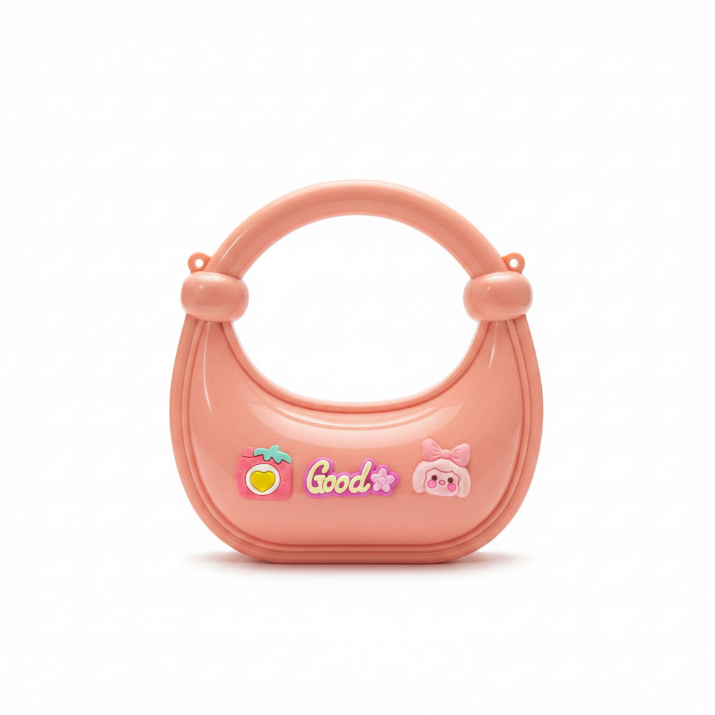 Kids shoulder bag side view – cute mini bag for girls Pakistan – Meraki by Emaan